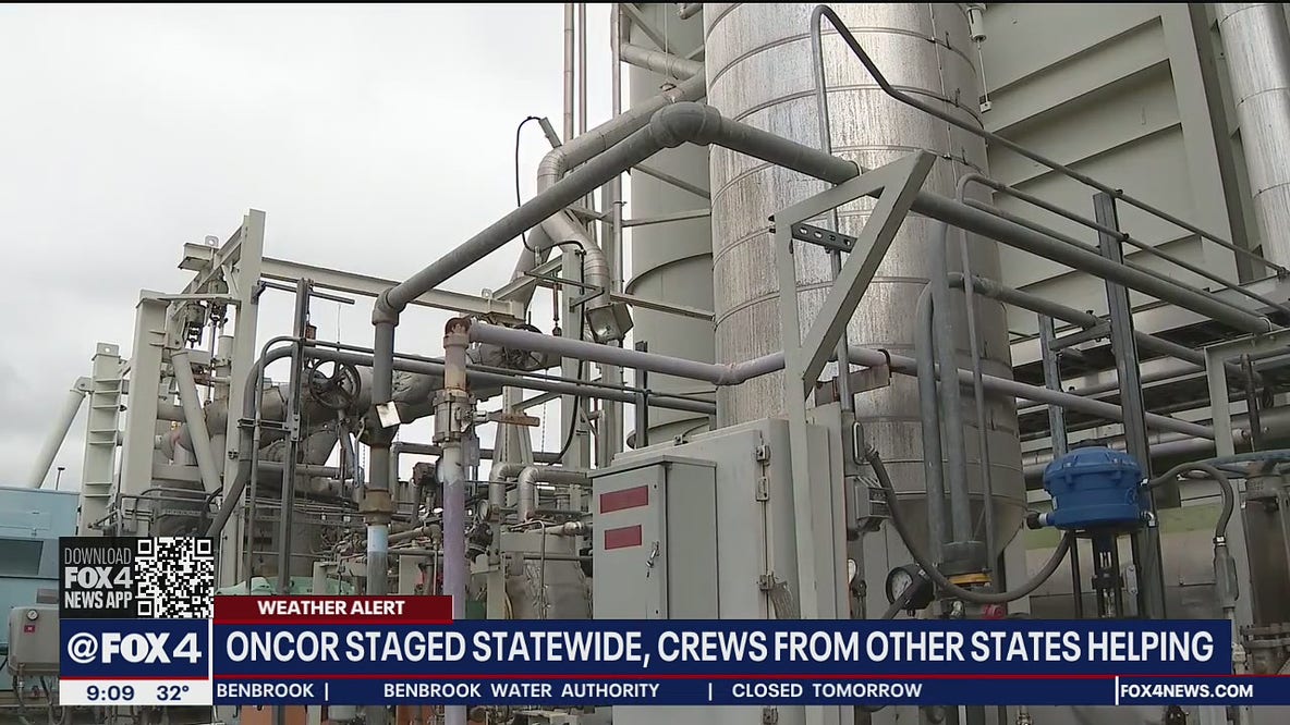 Oncor closely watching North Texas power lines as icy weather settles in